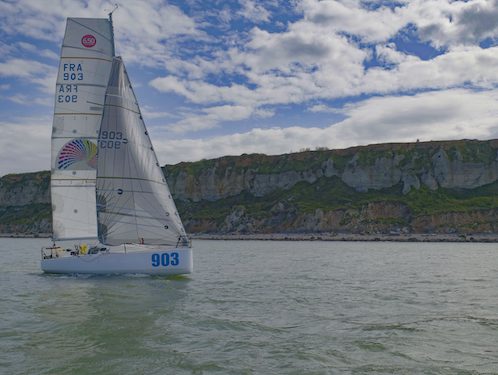 photo avec drone bateau